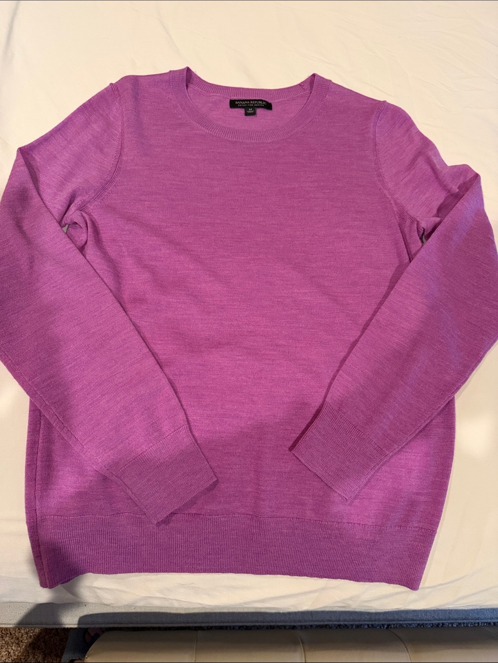 Banana Republic Women's Crewneck Sweater in Bright Purple
